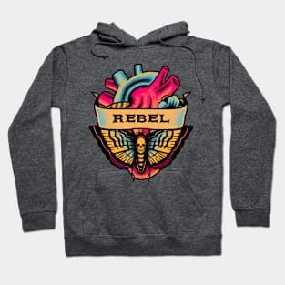 Rebel Heart Moth Totem Hoodie